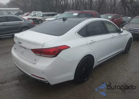 2015 Hyundai Genesis 5.0 from USA, damaged, VIN KMHGN4JF0FU029621